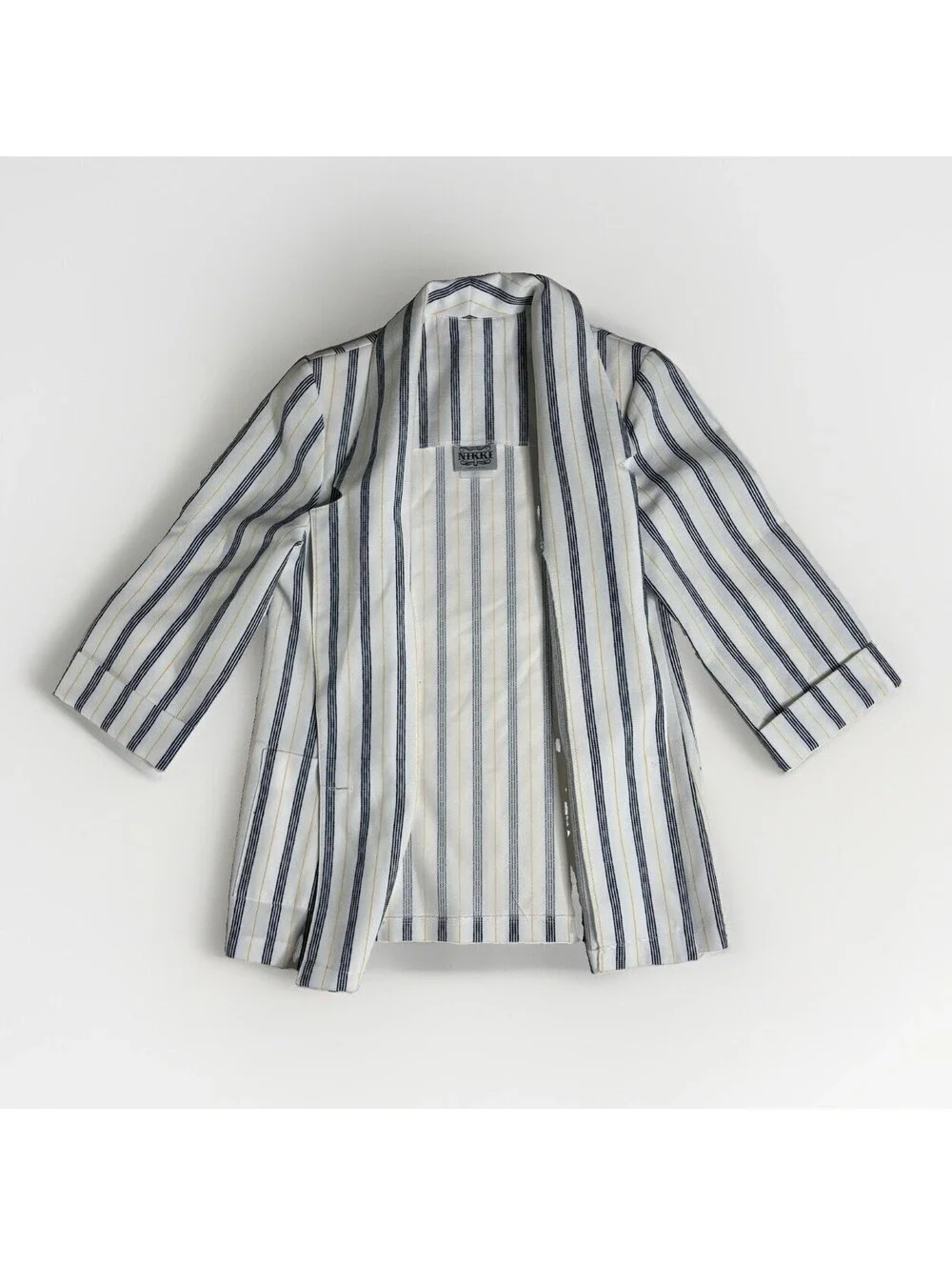 Vintage 1980s Nikki Striped Blazer - Made in USA, Nautical &